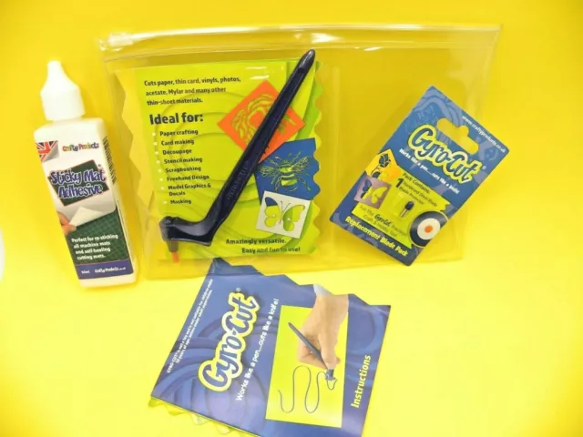 Original GYRO-CUT Junior Handwerk & Hobbywerkzeug Starterkit für Papier, Karte usw.