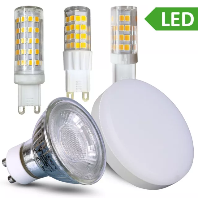 LED Leuchtmittel G9 GU10 GX53 Lampe Lampen Stiftsockel Birne Kerze Spot