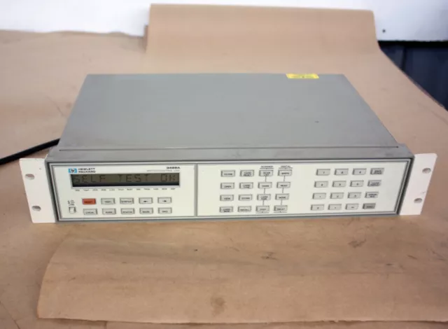 Keysight Agilent HP Hewlett Packard 3488a switch control unit 03488-66510 rev B