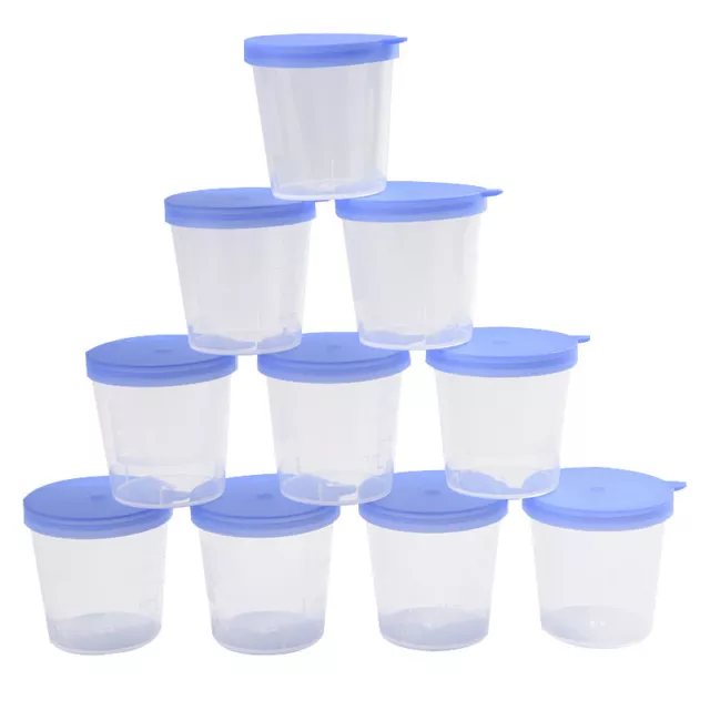 40ml Lab stool sample collection cup hard plastic urine test collections cu_d-FY