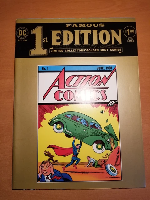 DC Famous 1st Edition Action Comics limited Collectors Golden Mint Series C-26