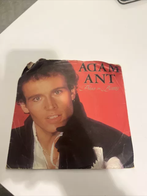 Adam ant puss n boots 7" vinyl record  good condition