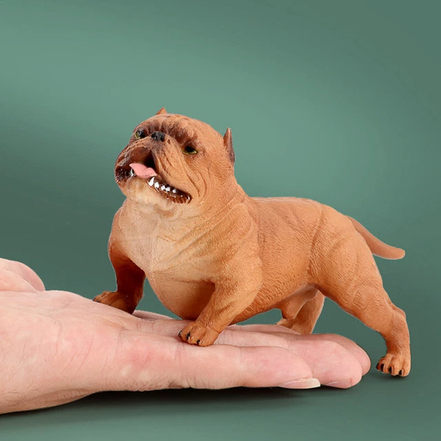 Bully Dog Figure Model Lifelike Wild