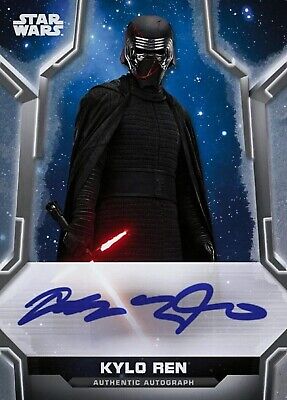 Topps Star Wars Holocron ADAM DRIVER Authentic Autograph as KYLO REN Signature