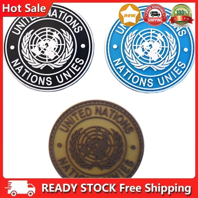 International UN UN UN United Nations Original Shoulder Spot Badge New