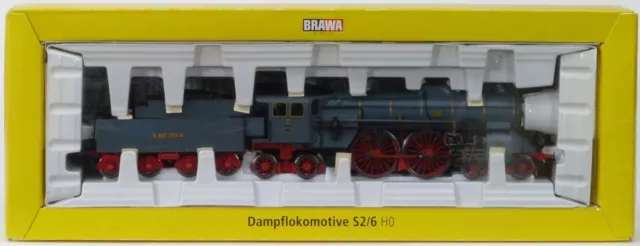 Brawa 0654 K.Bay.Sts.B. S2/6 3201 Schallplattenlokomotive - Spur HO - DCC montiert 3