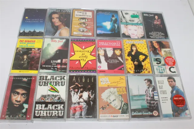 Bulk Lot Various Artists Cassette Tapes 18 In Total Sheryl Crow Chris Isaak