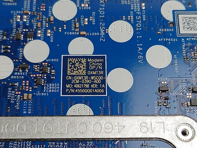 DELL LATITUDE 3420 Laptop Motherboard CPU i7-1165G7 2.8 GHz DDR4 0XMT3R ...