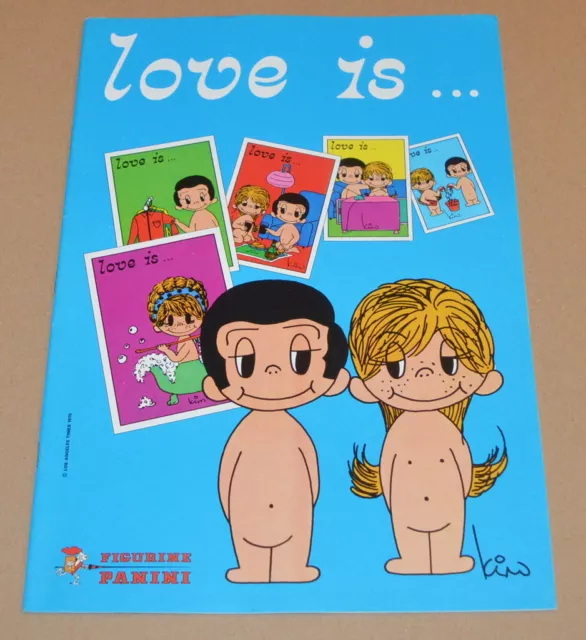 1977 Panini Love is... Empty Sticker Album