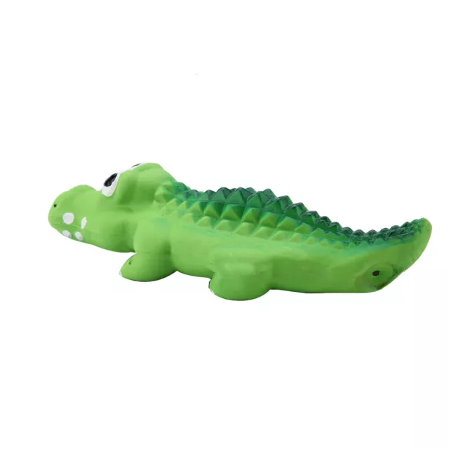 Latex Cute Crocodile Squeaky Dog Chew Toy Pet Chiot Chat Jouer Jouets Qcs