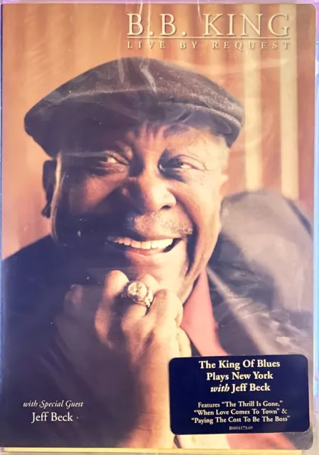B.B. King - Live By Request with Jeff Beck (DVD, 2003) New & Factory Sealed