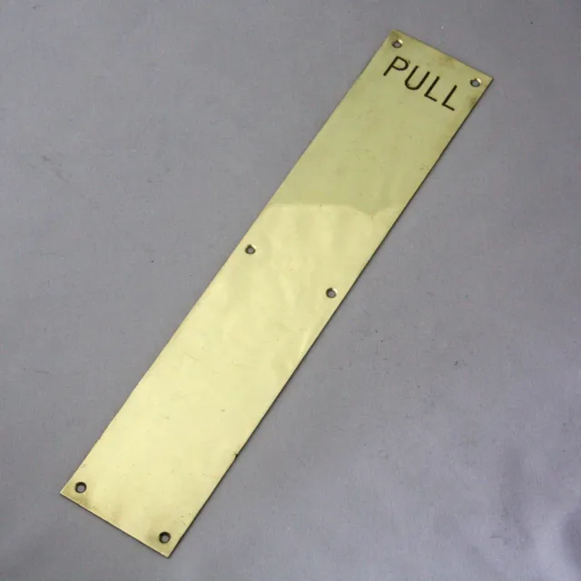 Reclaimed 'Pull' Finger Plate