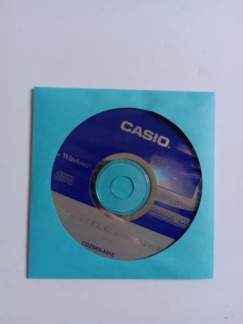 Casio CW-100 Disc Thermal Title CD DVD Printer CD-ROM DISC ONLY CW100