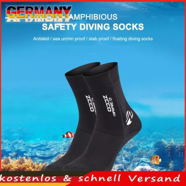 3mm Neoprene Diving Socks Women Men Swim Scuba Surfing Warm Swimming Socks