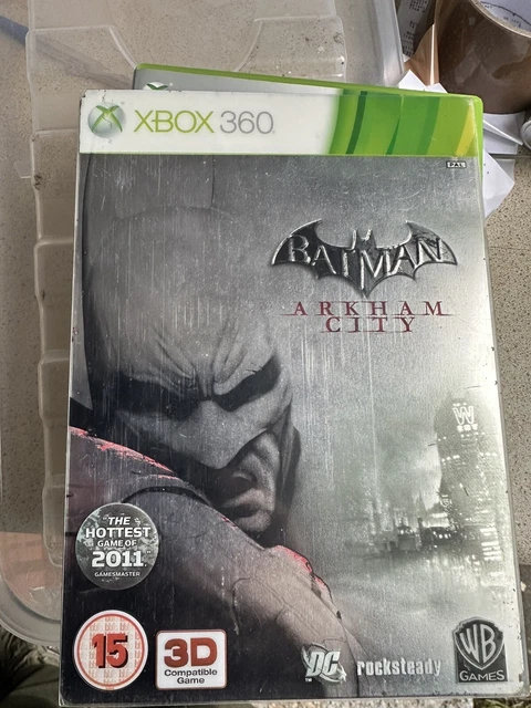 Xbox 360 Batman Arkham City Steelbook Collector's Edition + POSTA GRATUITA