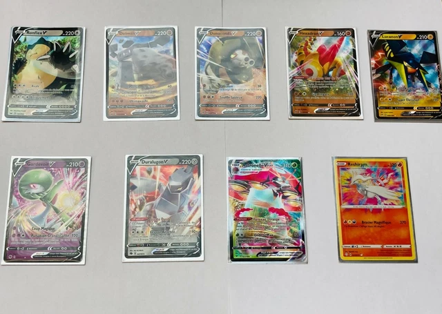 Lot 50 Cartes Pokémon Officielles - Avec Cartes Rares Dracaufeu Pikachu - Collection