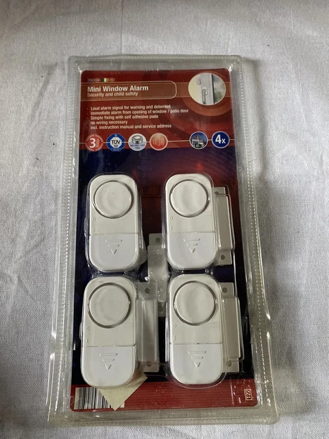 Juego de 4 piezas de sistema de alarma de entrada de puerta de ventana seguridad de cobertizo para el hogar