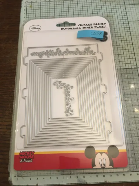 Disney Panorama Innenplatten aus Mickey Mouse Sammlung Stanzformset Ref5558