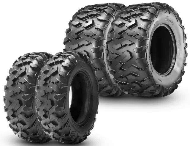 Full Set 4 6PLY 25x8-12 25x10-12 ATV Tires Mud UTV All Terrain 25x8x12 25x10x12