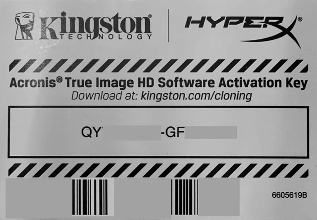 Kingston acronis hotsell