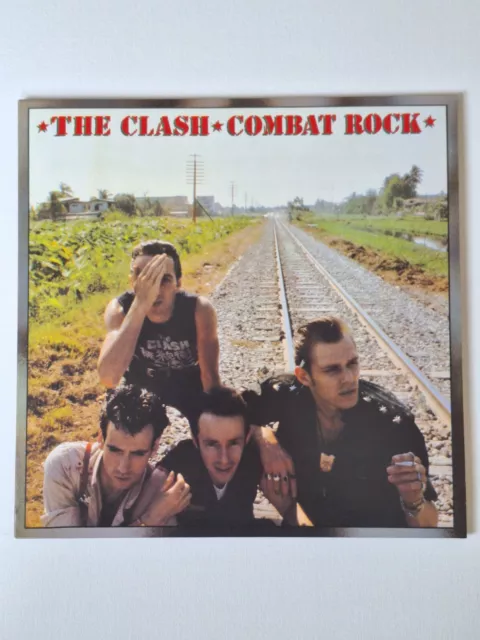 The Clash - Combat Rock  Ltd Edition Green Vinyl 180 Gram Record + Poster *MINT*