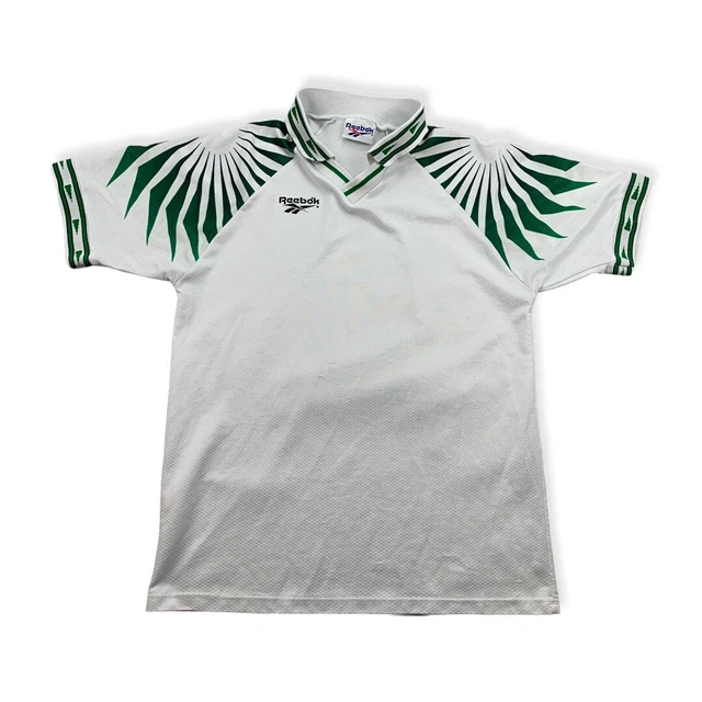 Reebok vintage Fußball Trikot jersey Rohling Gr. L Fußballverein 90s / 90er TV1