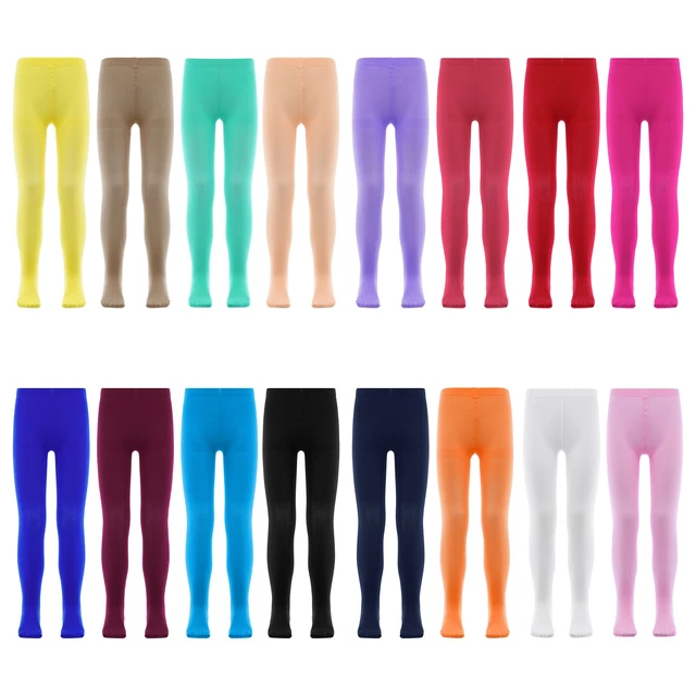 Collant Balletto Ragazze Collant Elasticizzati Collant Calze Piedi Uniforme Danza