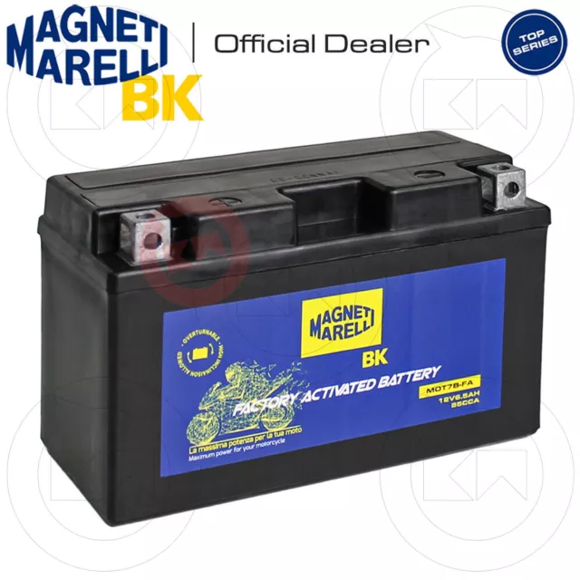 Batteria Magneti Marelli 12V 6.5Ah Yt7B-Bs Mbk Skyliner 250 2000 2001 2002 2003