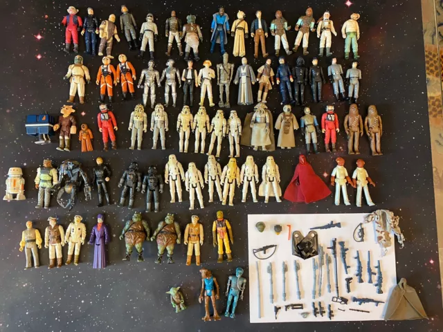 Star Wars Vintage Konvolut Figuren / Ausrüstung/ Kenner / Waffen