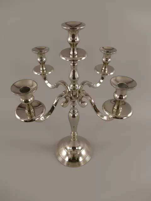 Kerzenleuchter Kerzenständer Silber Jugendstil Antik Kandelaber 5 flammig H.60cm 2