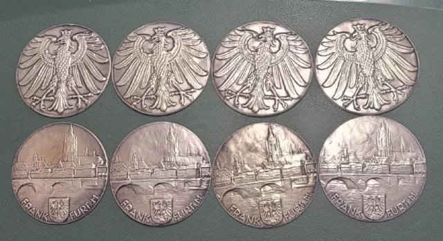 Frankfurt Plaketten  Medaillen 7cm Durchmesser.