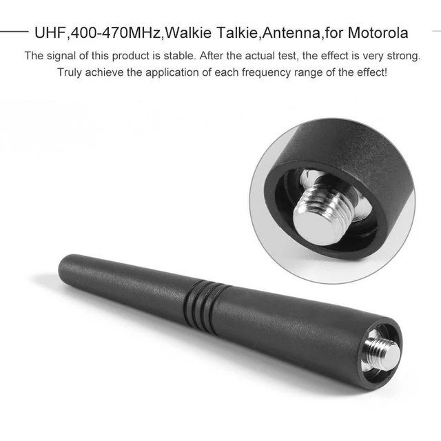 UHF 400-470MHz Antenna for Motorola GP68 GP88S GP2000 GP300 Walkie Talkie 2