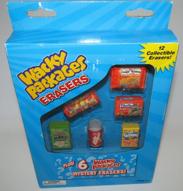 2011 Wacky Packages Erasers 12 Pack New Sealed