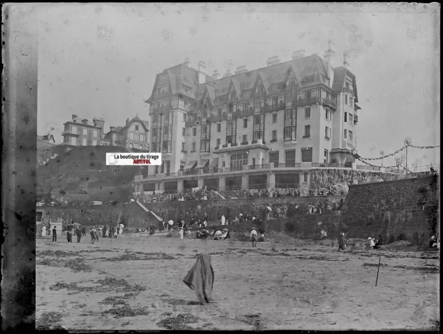 Granville, Normandy Hotel, photo glass plate, black & white negative 9x12 cm