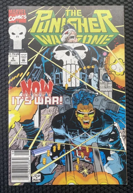 Punisher War Zone # 6 Marvel 1992 Shotgun Carbone Crime Family