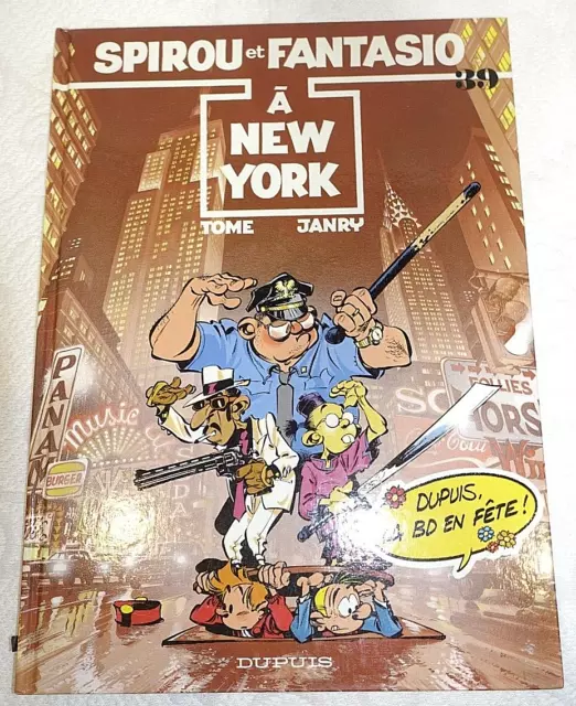 Spirou et Fantasio a New York  French Comic Book Tome Janry 1994