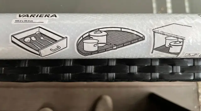Tappetino cassetti Ikea Variera, trasp. 150 cm, inserto protettivo (graffi) cucina, armadi