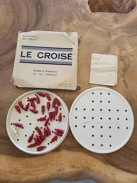 Jeu Ancien "LE CROISĖ" - Fabrication Française Breveté SGDG, Collector Rare, Occasion