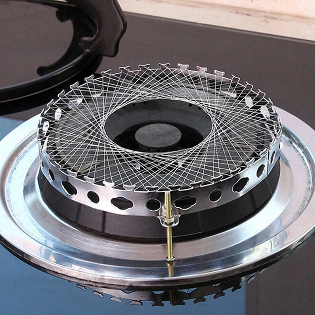 Stainless Steel Gas Cooker Gas Stove Torch Net Windproof Energy Saving Mesh-  F3