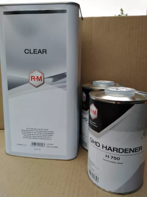 RM 2K GHD Clear Lacquer Pack  7lt (5lt Clear & 2 x1lt H750 Hardener)