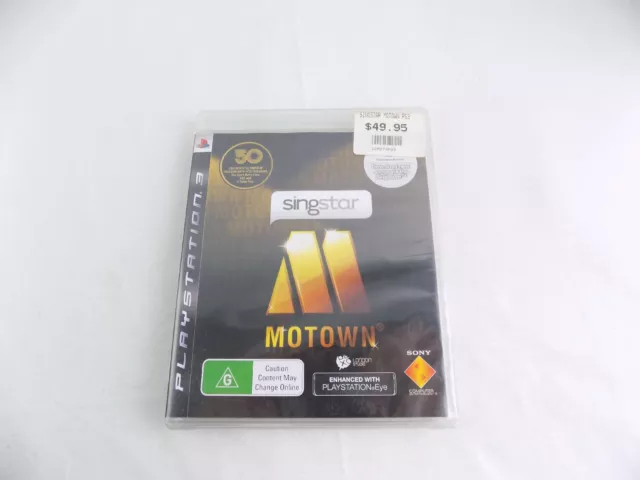 Brand New and Sealed Playstation 3 Ps3 Singstar Motown Free Postage