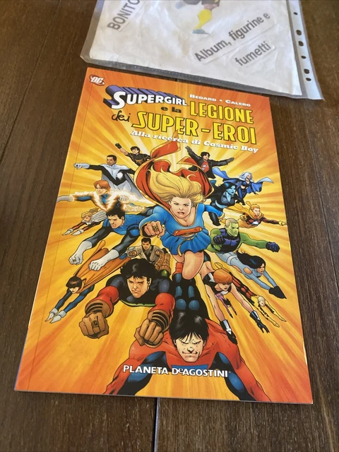 SUPERGIRL E LA Legione Dei Super Eroi. Rif. Retro CV Mob 22 EUR 8,00