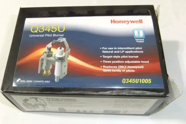 HONEYWELL Pilot Assembly, LP/NG, Intermittent Pilot Burner/Ignitor Q345U1005