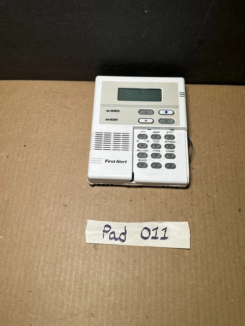 First Alert Keypad Fa550 (1) Unit Missing Front Plate Works Ships Fast!!!