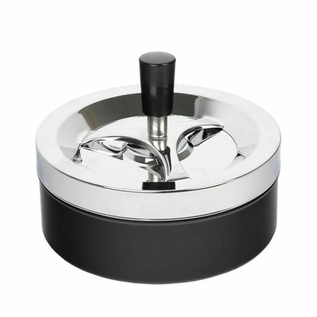 Cubo de basura XXL Ashtra Y decoración sobre mesa giratorio 14 cm diámetro decoración accesorio