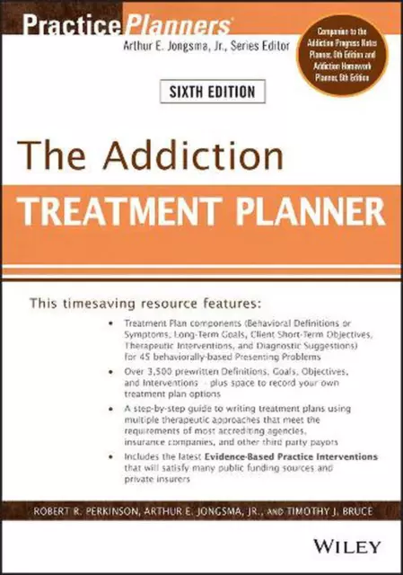 The Addiction Treatment Planner, 6th Edition by Arthur E. Jongsma Jr. (English)