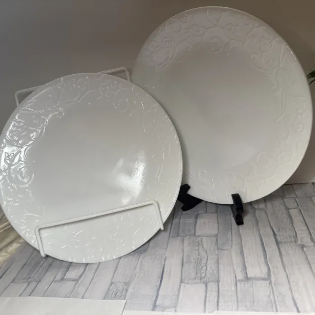 Bella FAENZA Dinner Plate By Corelle New Lot/2 Dinner Plates 11”x2