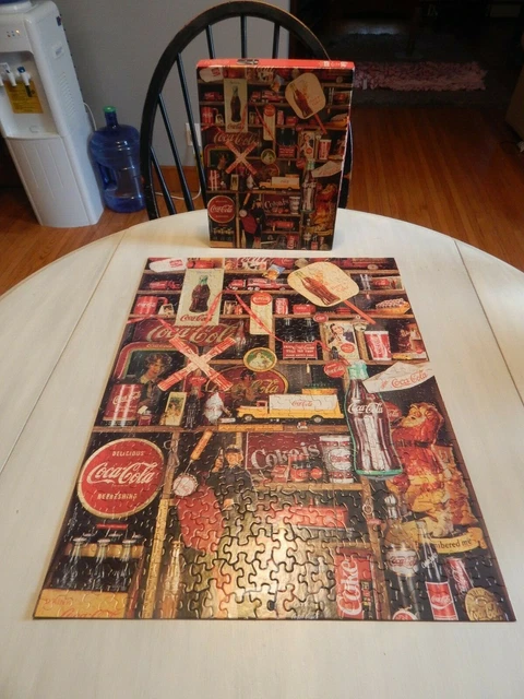 COCA COLA COKE puzzle 500 pc pieces 1986 COMPLETE