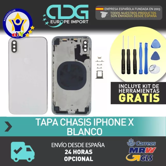 Carcasa Chasis Tapa Bateria iPhone XS Max Blanco