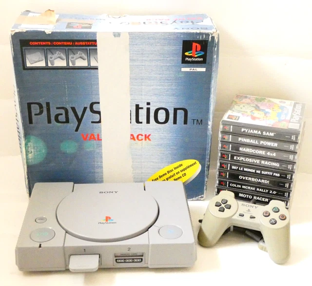 CONSOLE DE JEUX Vintage Sony Playstation Ps1 Scph-5502 Superbe Non